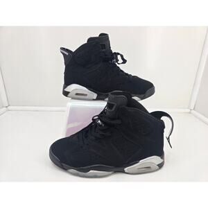 Nike Air Jordan 6 Retro Black Metallic Silver CT4595-008 Men’s Size 8